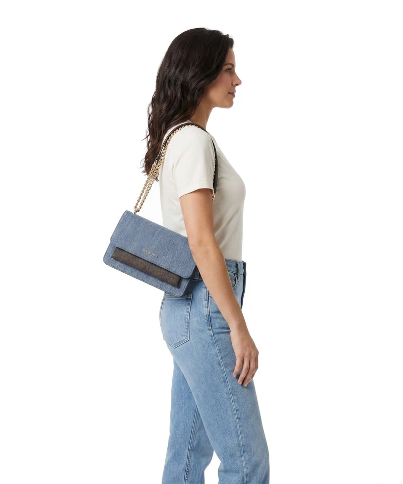 Michael Kors Claire Large Bolso de hombro new horizon