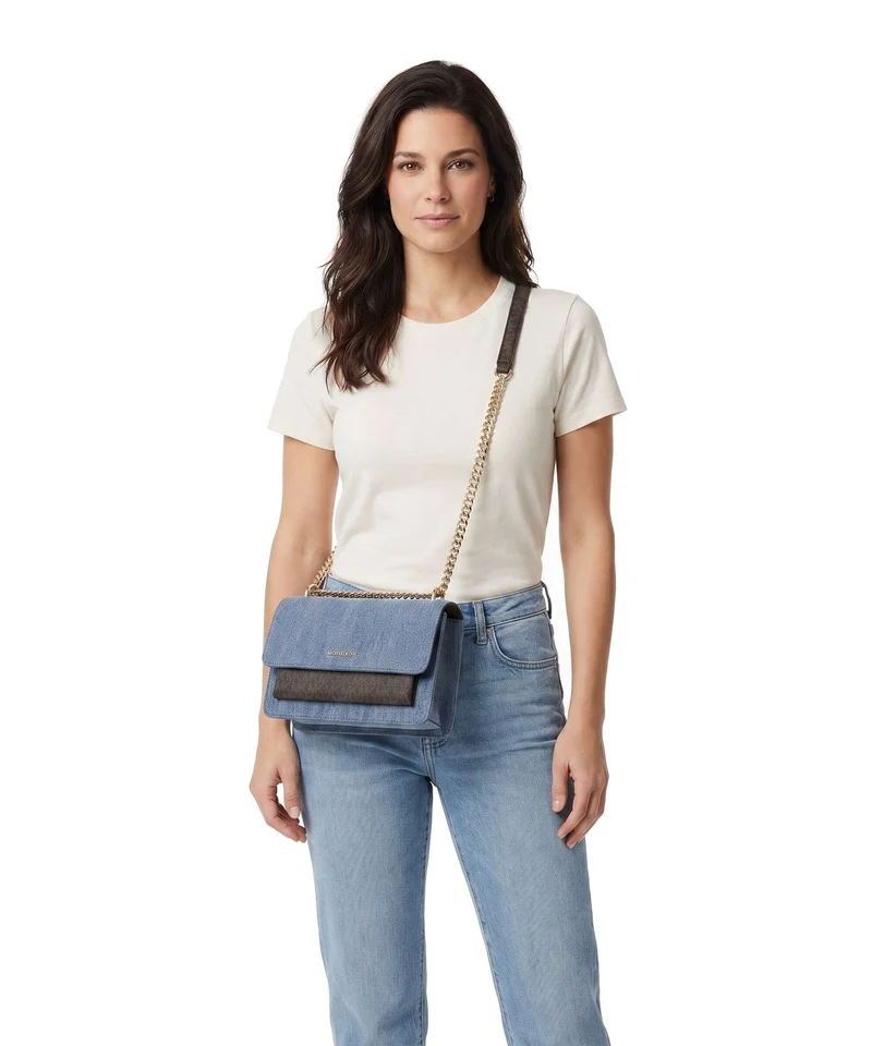 Michael Kors Claire Large Bolso de hombro new horizon