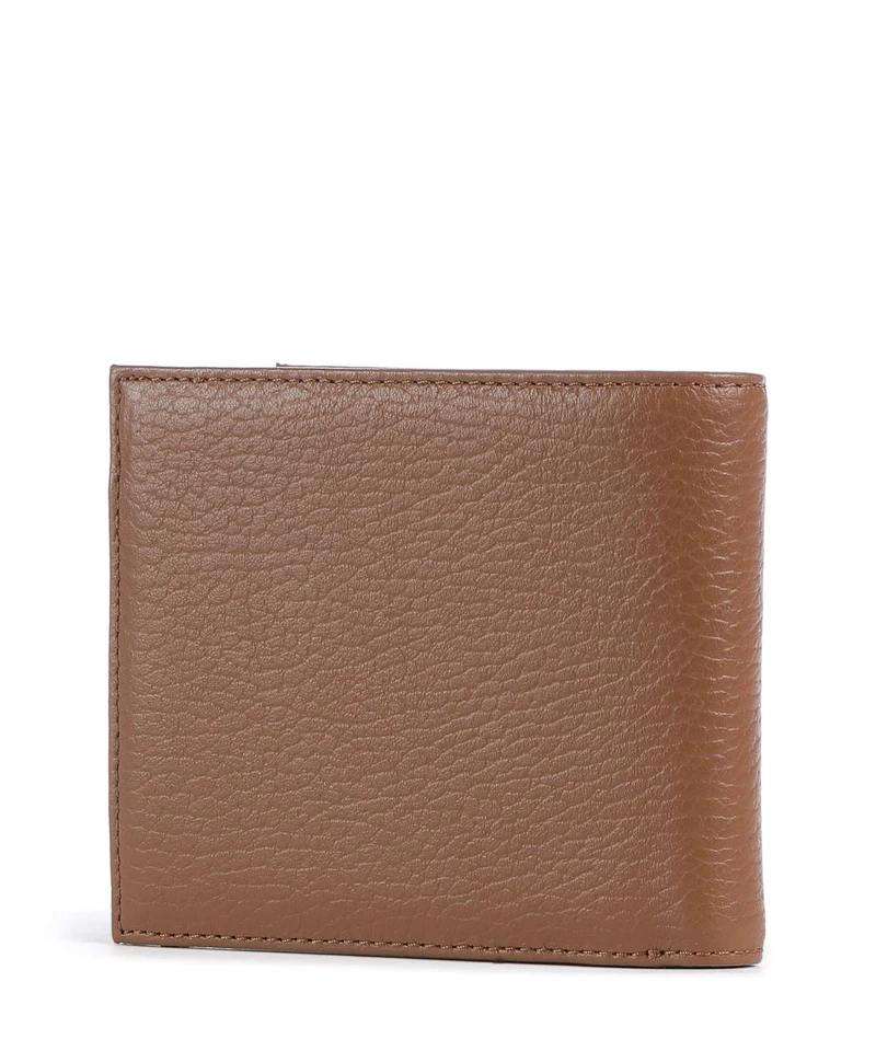 Emporio Armani Business Regenerated Monedero mocha bisque