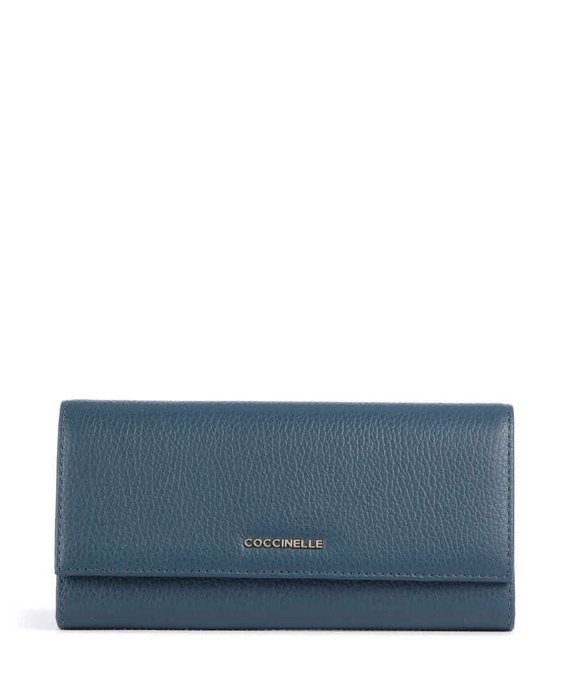 Coccinelle Metallic Soft Monedero deep blue