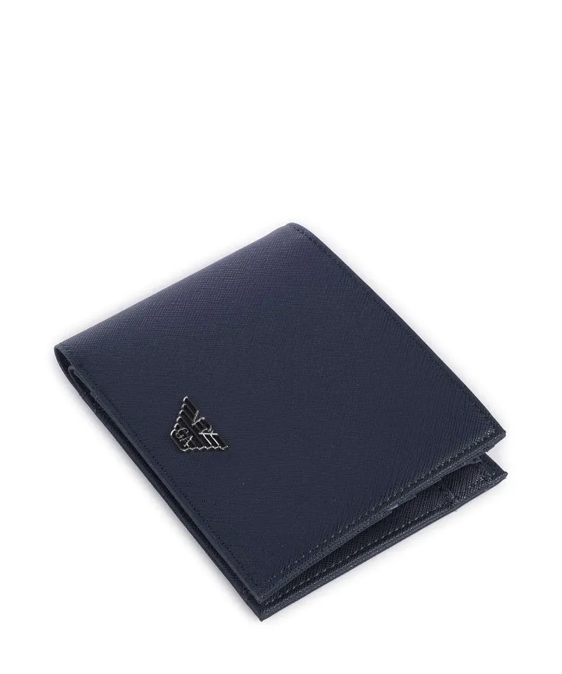 Emporio Armani Saffiano Animation Monedero medieval blue