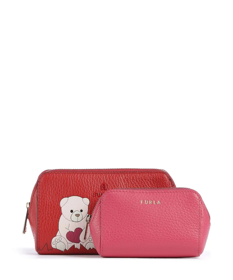 Furla Camelia M Bolso de cosméticos red/velvet pink