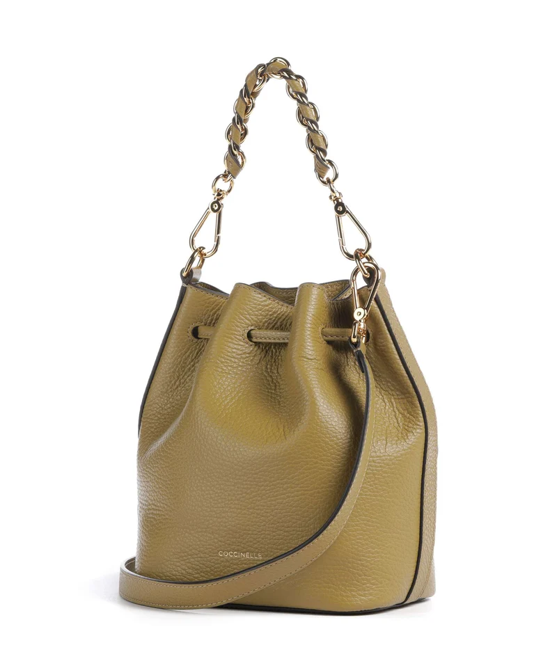Coccinelle Beat Generation Bucket bolso de mano seagrass