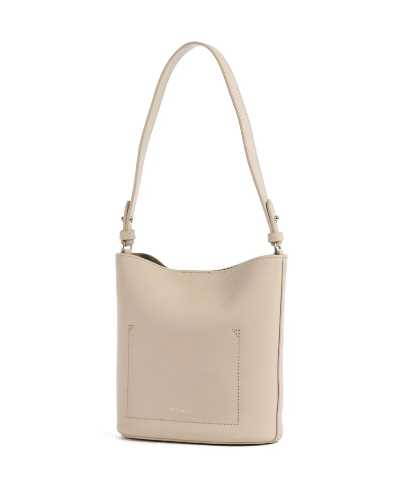 Coccinelle Nikla Bucket bolso de mano sandshell/seagrass