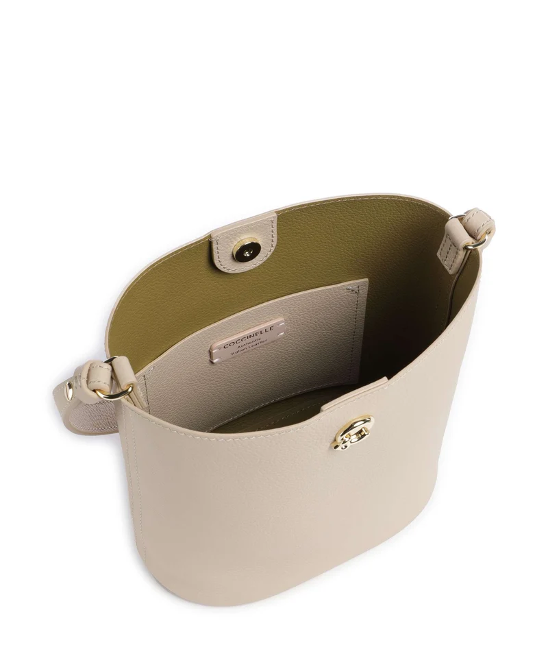 Coccinelle Nikla Bucket bolso de mano sandshell/seagrass