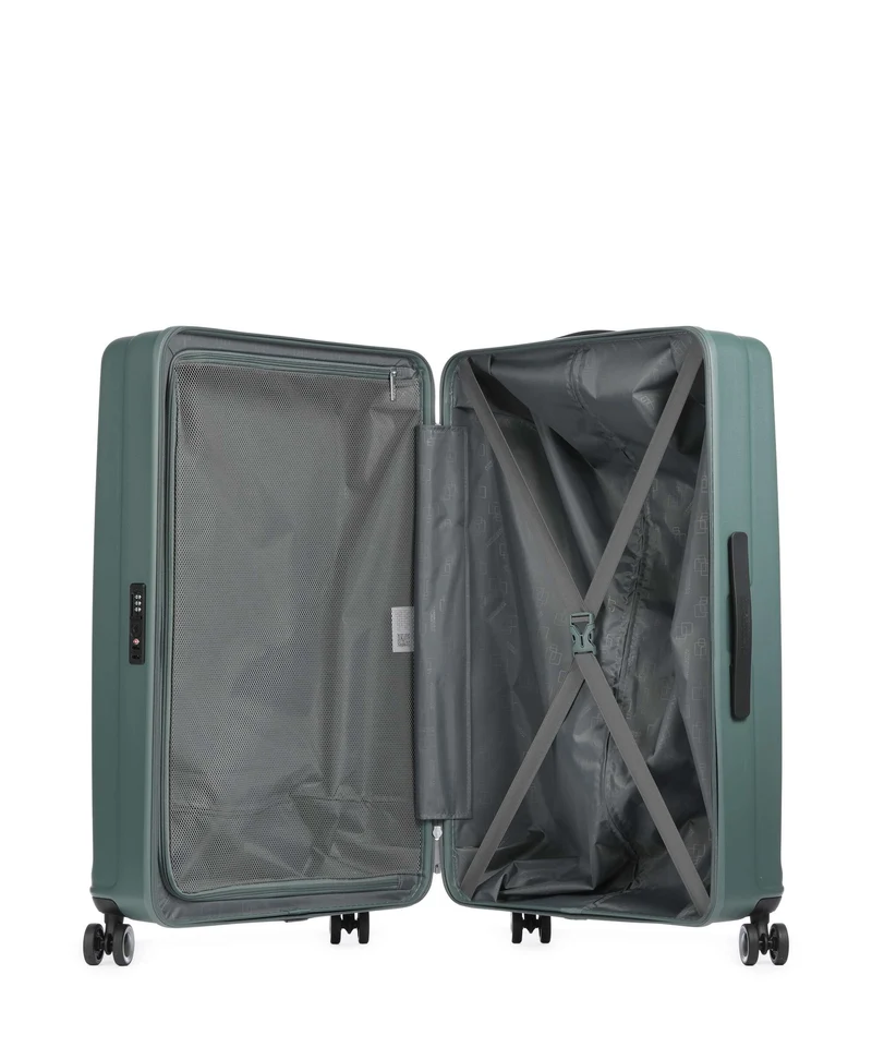 American Tourister Sunset Hills Maleta con 4 ruedas dark forest
