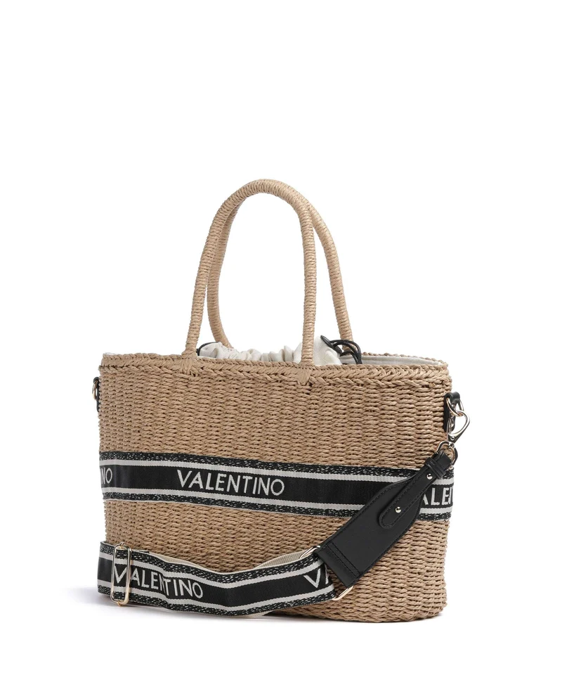 Valentino Bags Boho Bolsa shopping naturale/nero