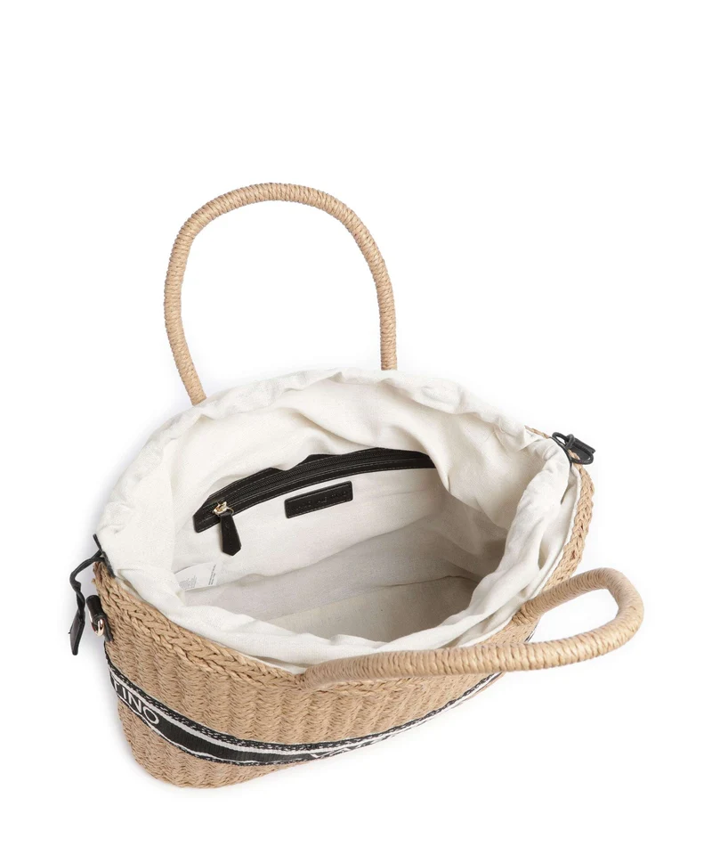 Valentino Bags Boho Bolsa shopping naturale/nero