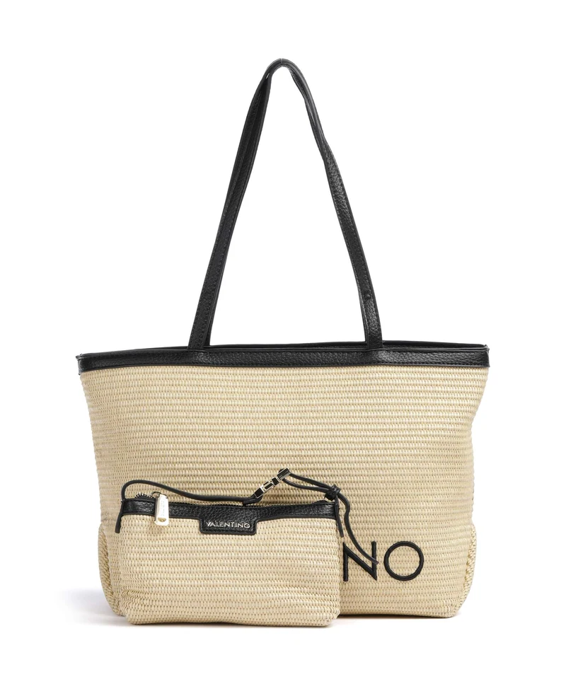 Valentino Bags Maiam Bolsa shopping naturale/nero