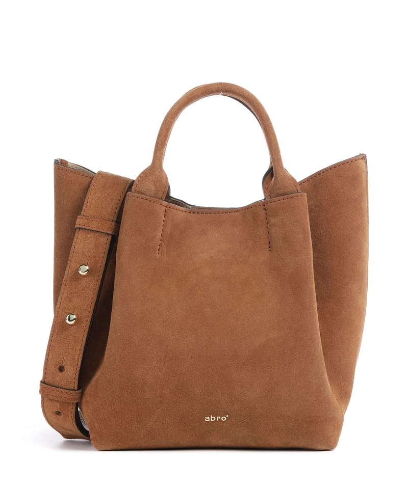 Abro Suede Essential Small Bolso de mano cuoio