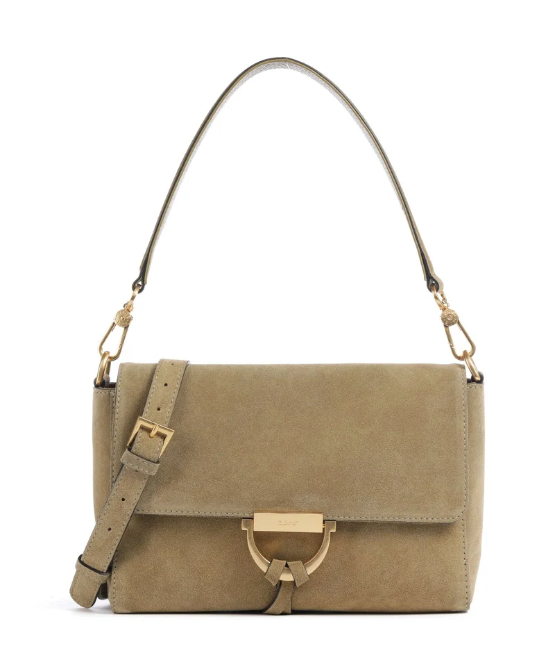 Abro Suede Temi Bolso de hombro mud