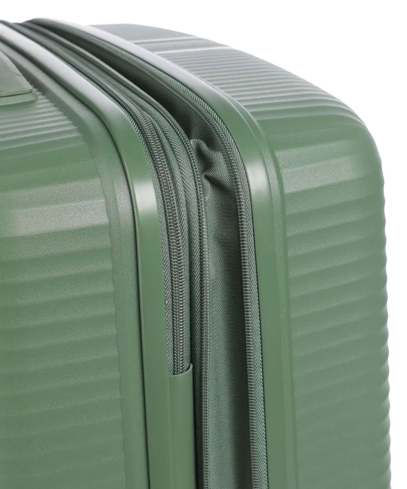 Travelite Air Stripe Slim Juego de maletas (4 ruedas) green