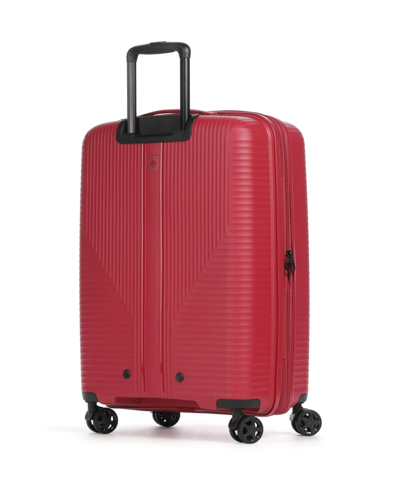 Travelite Air Stripe Slim Juego de maletas (4 ruedas) red
