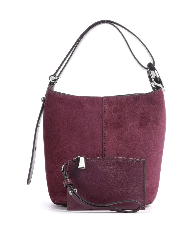 Kate Spade New York Halo Mini Bucket bolso de mano purple agate