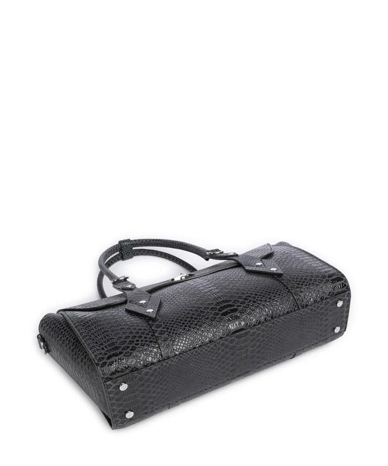 Vivienne Westwood Bettina Snake Effect Medium Bolso de mano dark grey