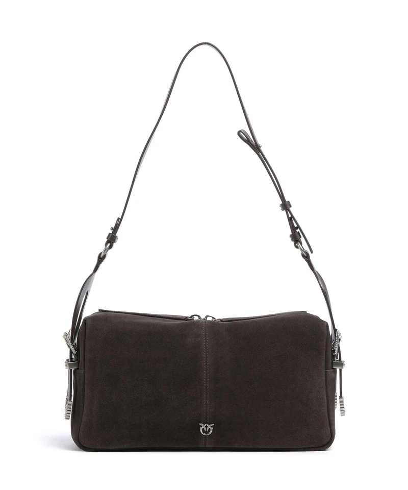 Pinko 24 Classic Bolso de hombro marrone/chicco di caffe/old silver