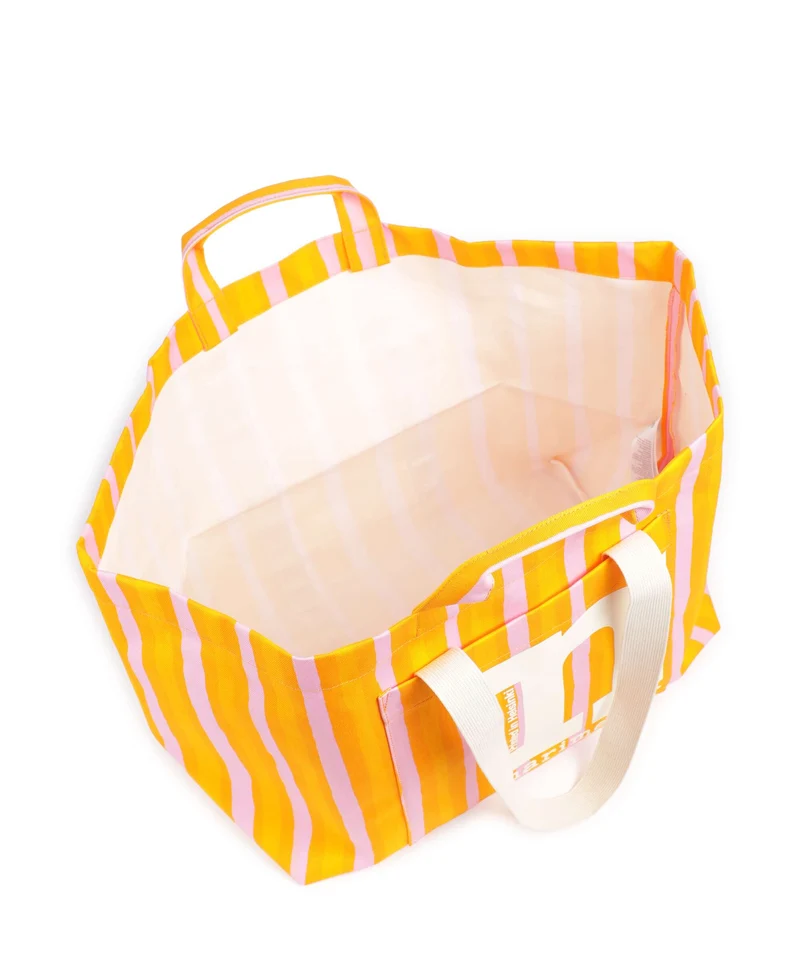 Marimekko Mono City XL Bolsa shopping orange/pink