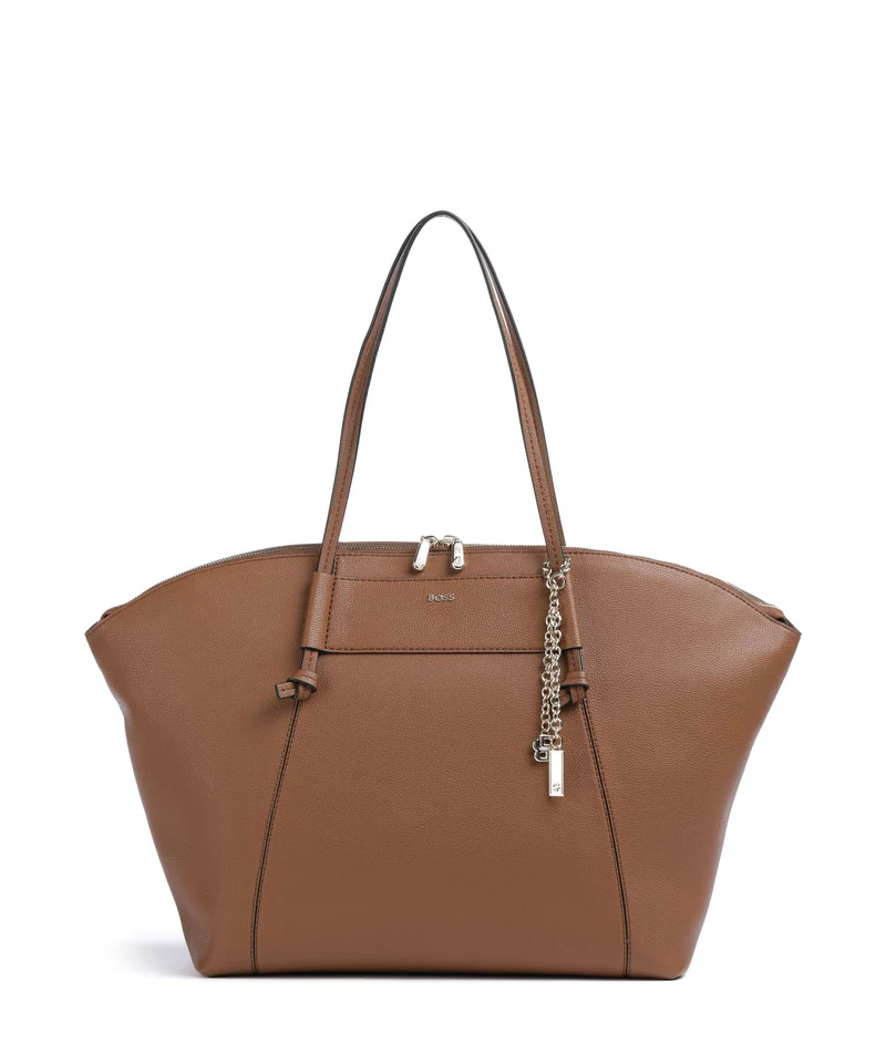 BOSS Salley Bolsa shopping medium brown