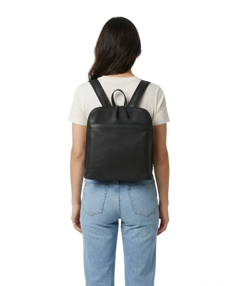 The Chesterfield Brand Wax Pull Up Cow Tigris Mochila black