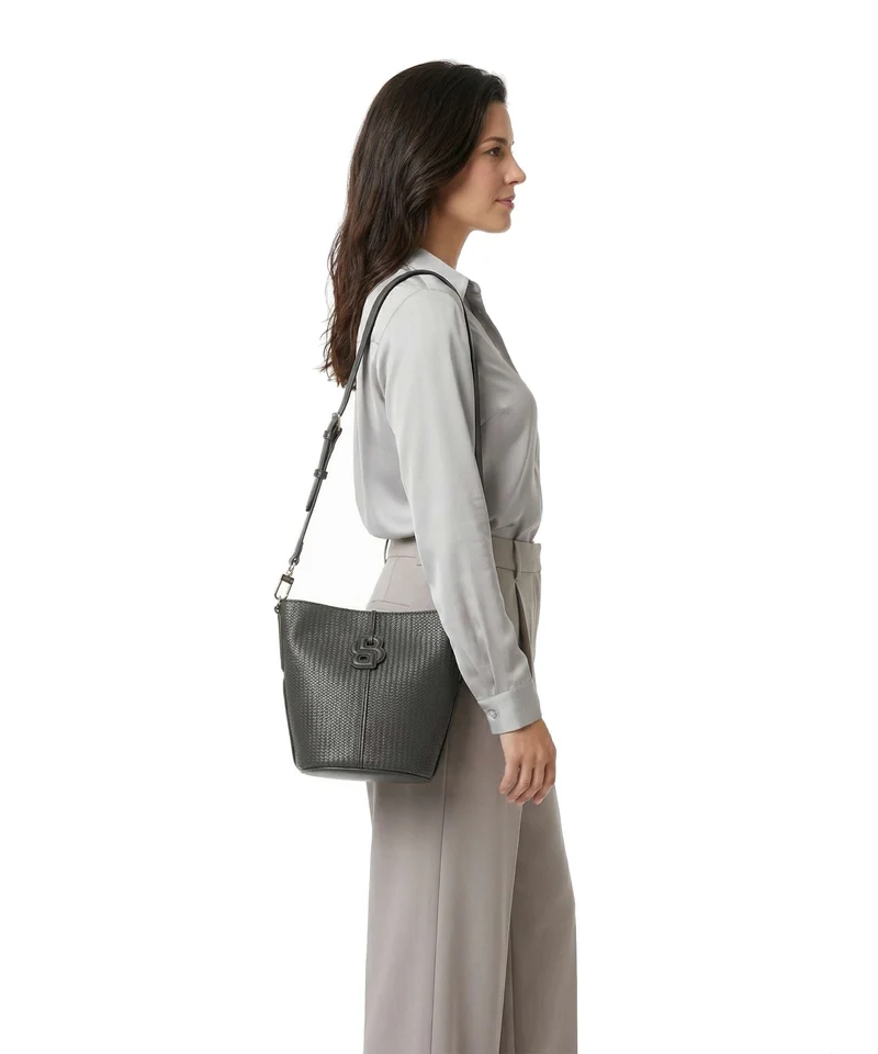 BOSS Anett Bucket bolso de mano dark brown