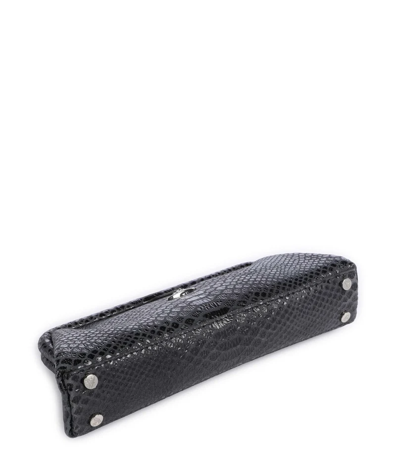 Vivienne Westwood Jane Snake Effect Bolso de hombro dark grey