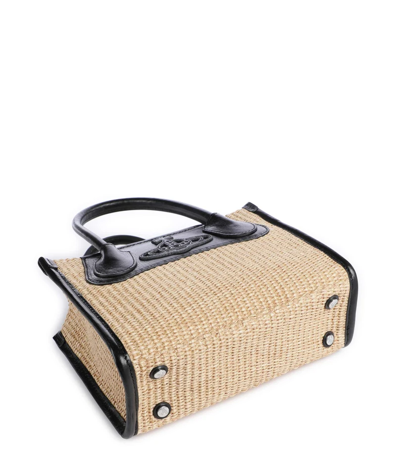 Vivienne Westwood Troy Small Bolso de mano natural
