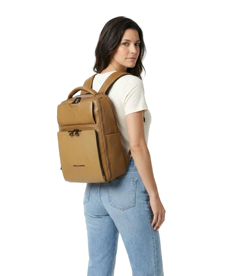 Piquadro Ael Mochila para portátil yellow