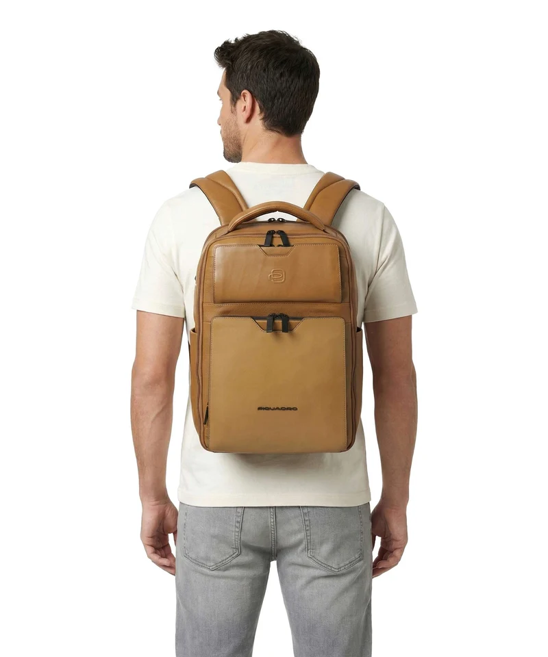 Piquadro Ael Mochila para portátil yellow