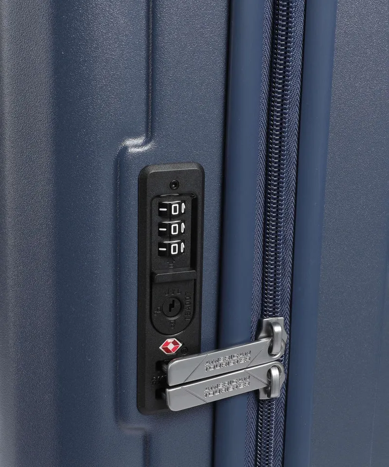 American Tourister Sunset Hills Maleta con 4 ruedas navy blue