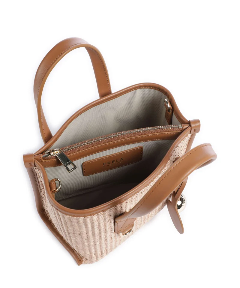 Furla Divide It Mini Bolso de mano toni naturale/tabacco