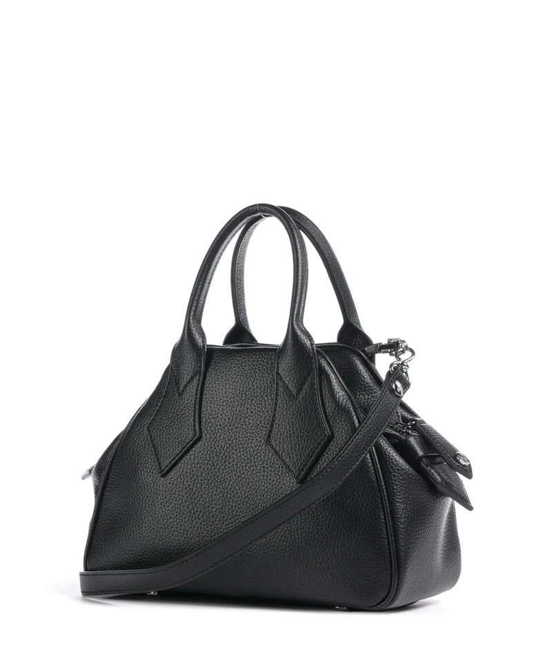 Vivienne Westwood Yasmine Grain Small Bolso de mano black