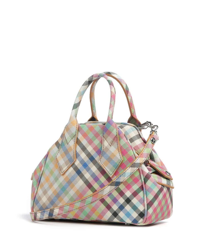 Vivienne Westwood Yasmine Buccia D'Arancia Small Bolso de mano heather plaid