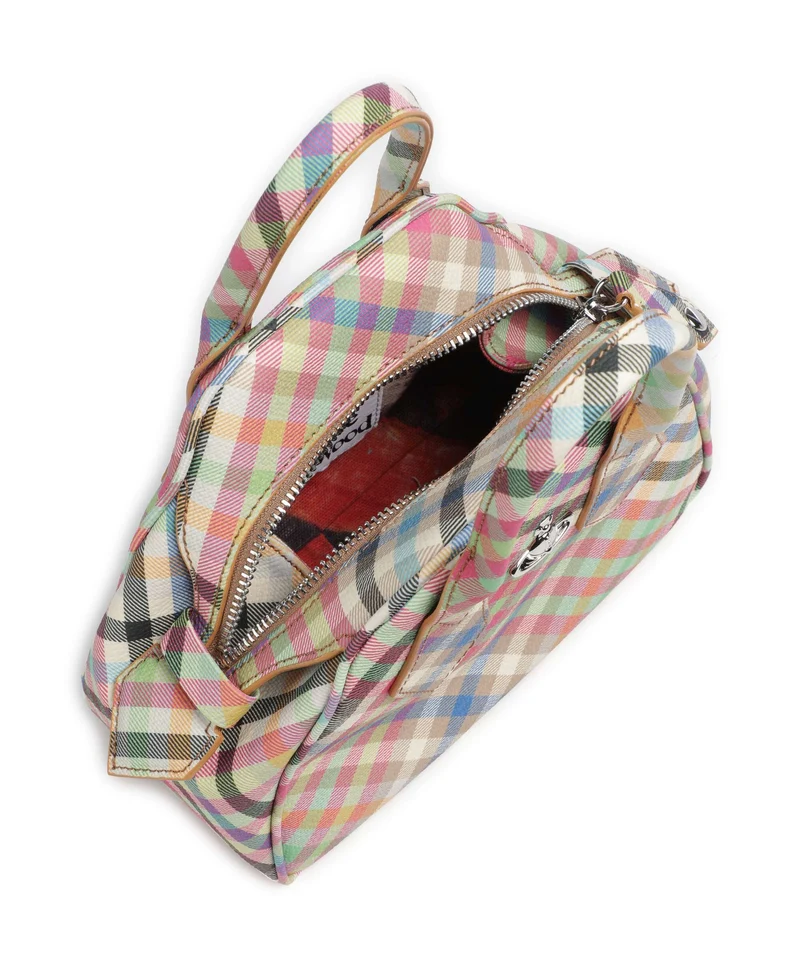 Vivienne Westwood Yasmine Buccia D'Arancia Small Bolso de mano heather plaid