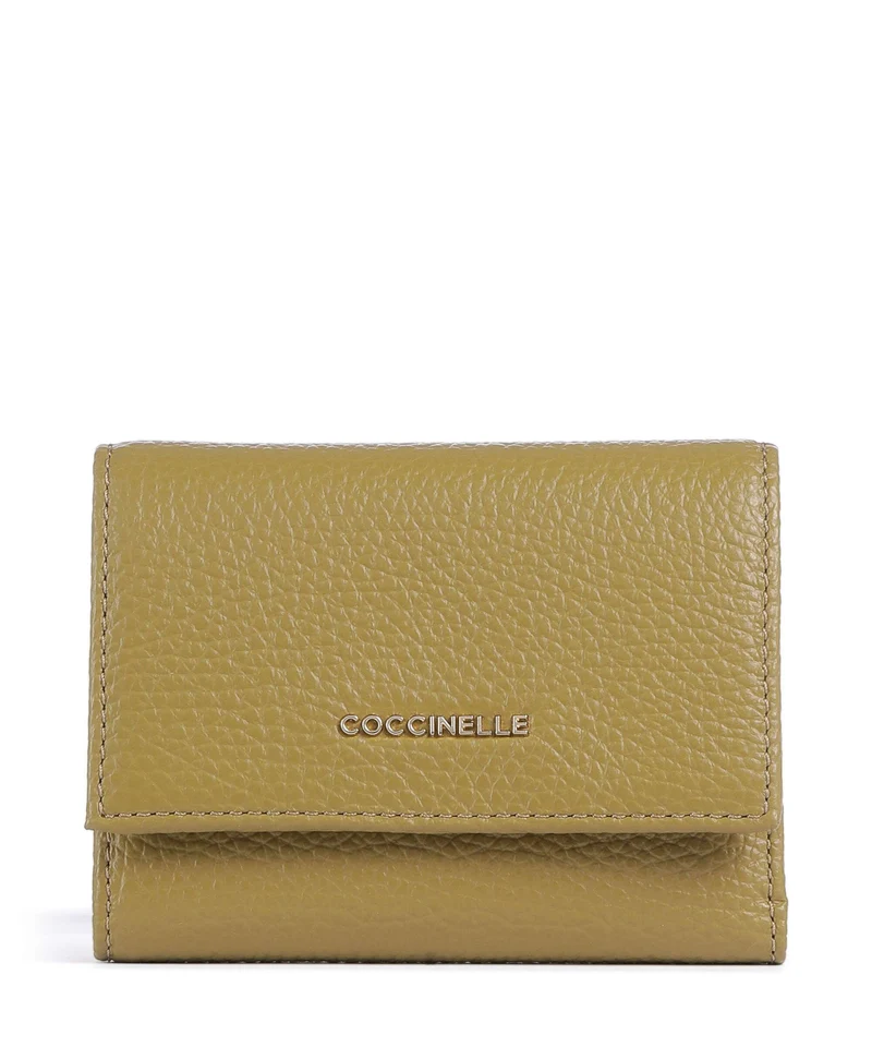 Coccinelle Metallic Soft Monedero seagrass