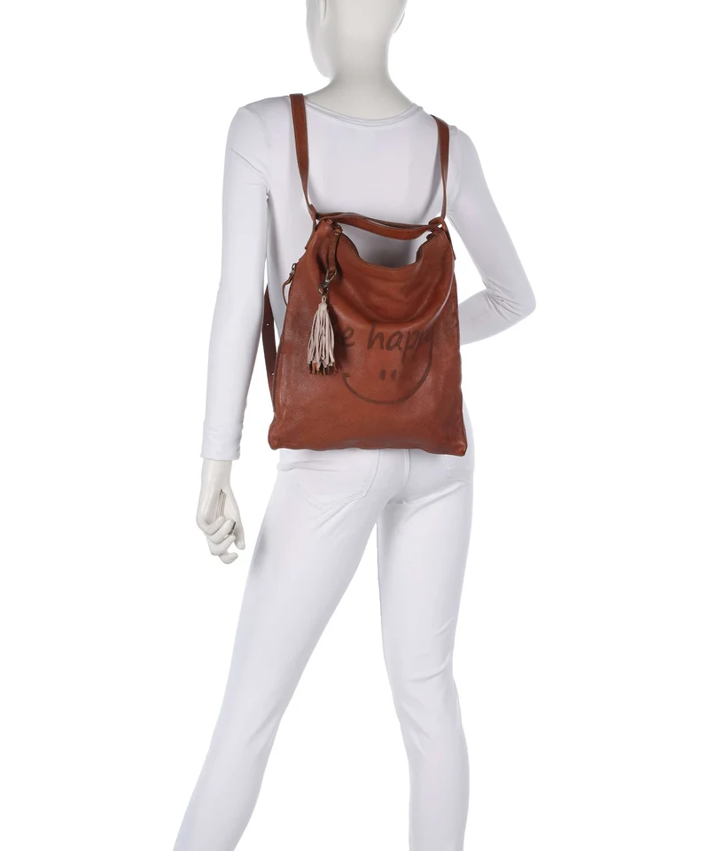 Taschendieb Wien Fröhlichgasse 3 Bolso mochila cognac