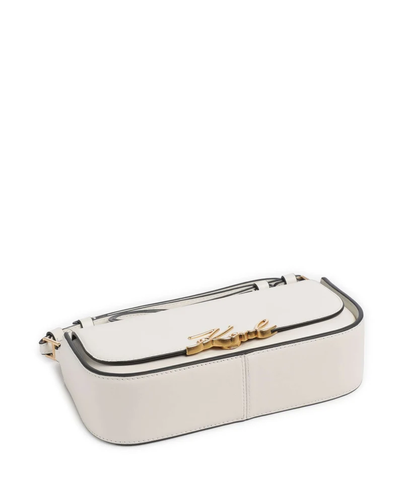 Karl Lagerfeld K/Signature Bolso de hombro off white