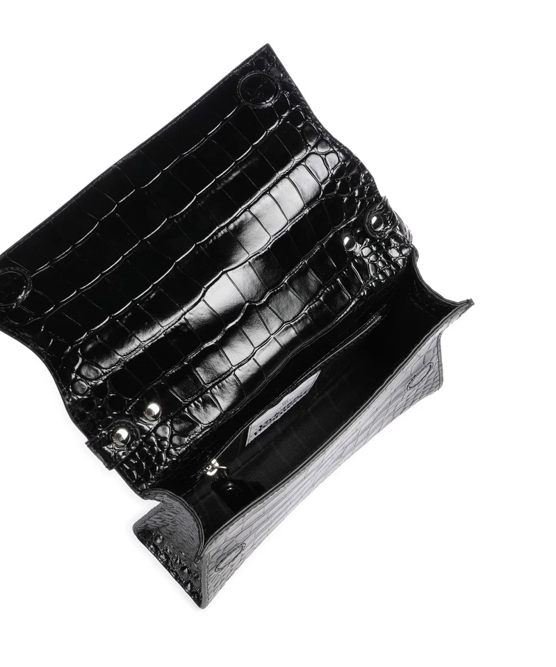 Vivienne Westwood Bianca Embossed Croc S Bolso de hombro black