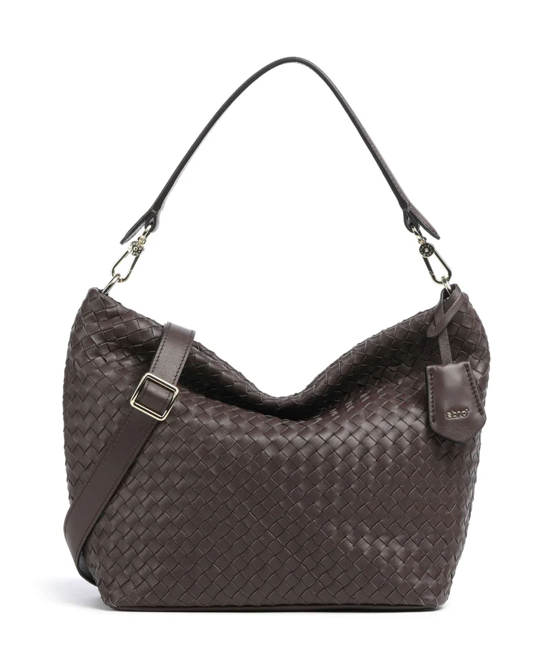 Abro Piuma Ebony Bolso de hobo wood
