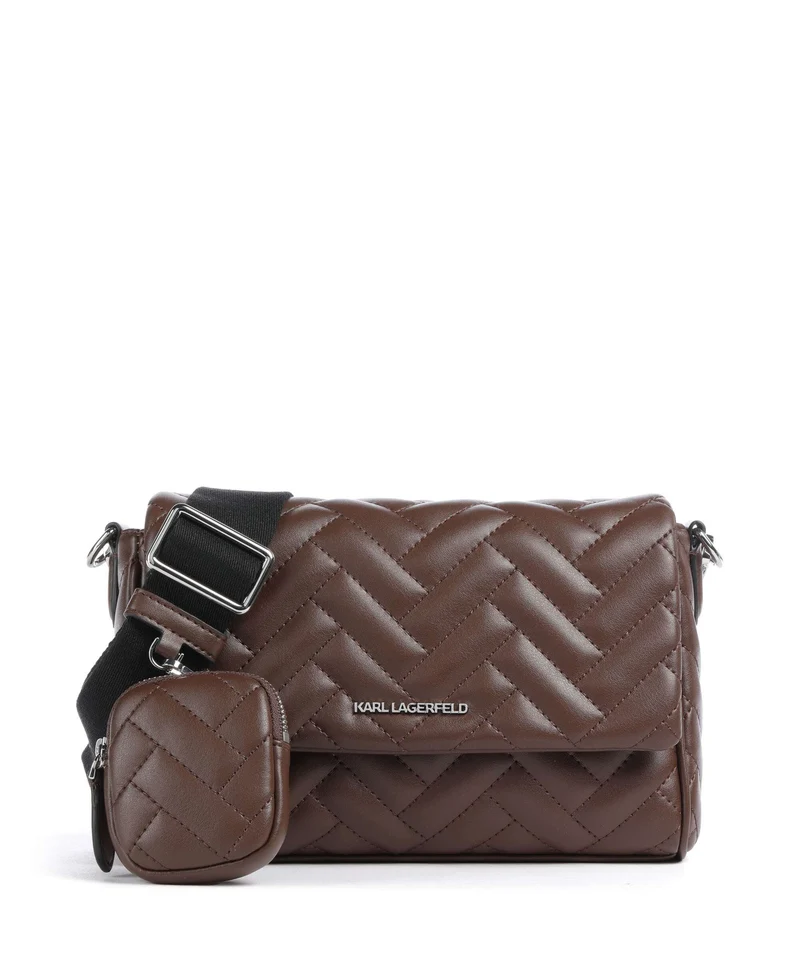 Karl Lagerfeld K/Brick Bandolera dark friar brown