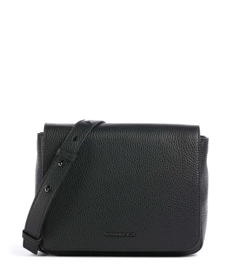 Mandarina Duck Mellow Leather Bolso de hombro nero
