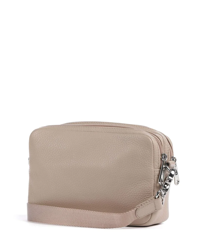 Mandarina Duck Mellow Leather Bandolera warm taupe