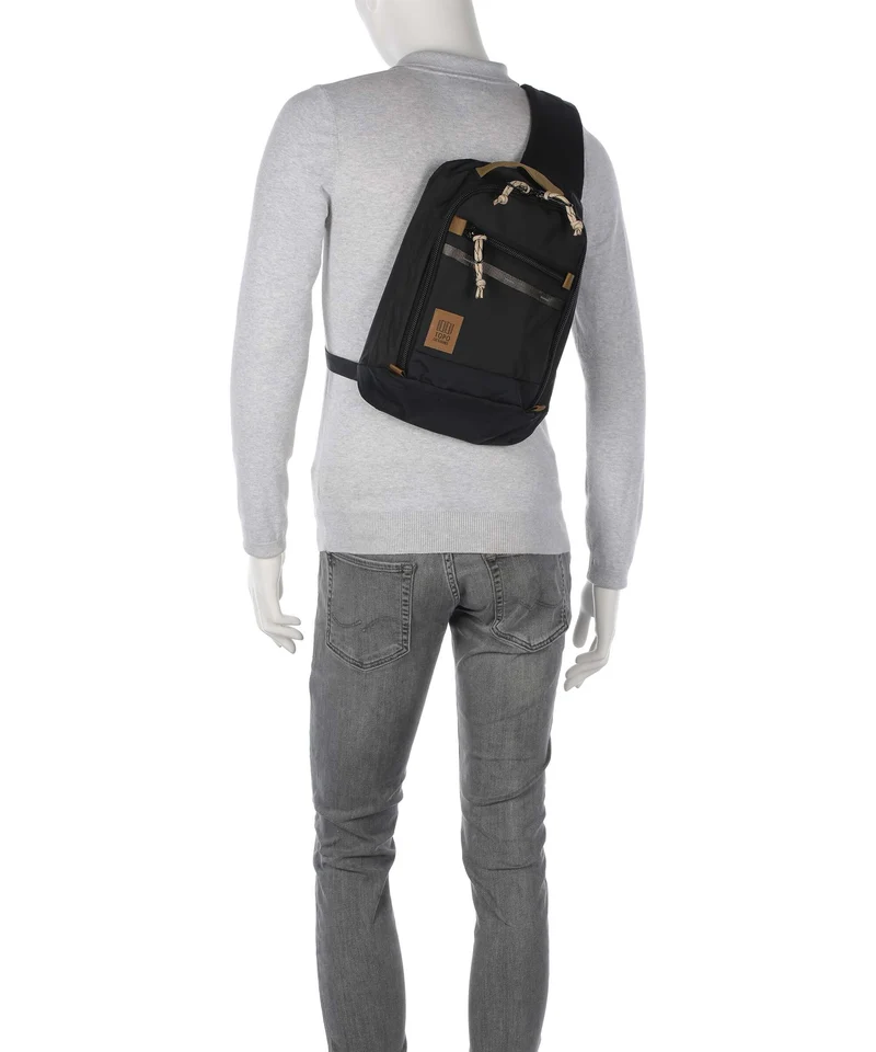 Topo Designs Mountain Mochila sling woodland/terracotta