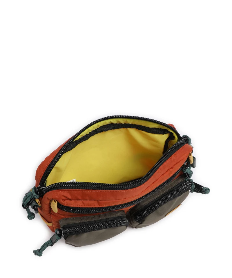 Topo Designs Block Bandolera woodland/terracotta