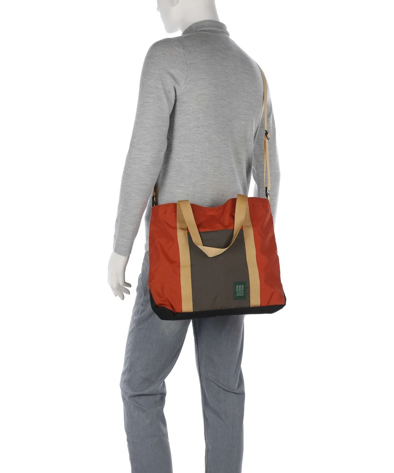 Topo Designs Mountain Essential Bolsa shopping woodland/terracotta