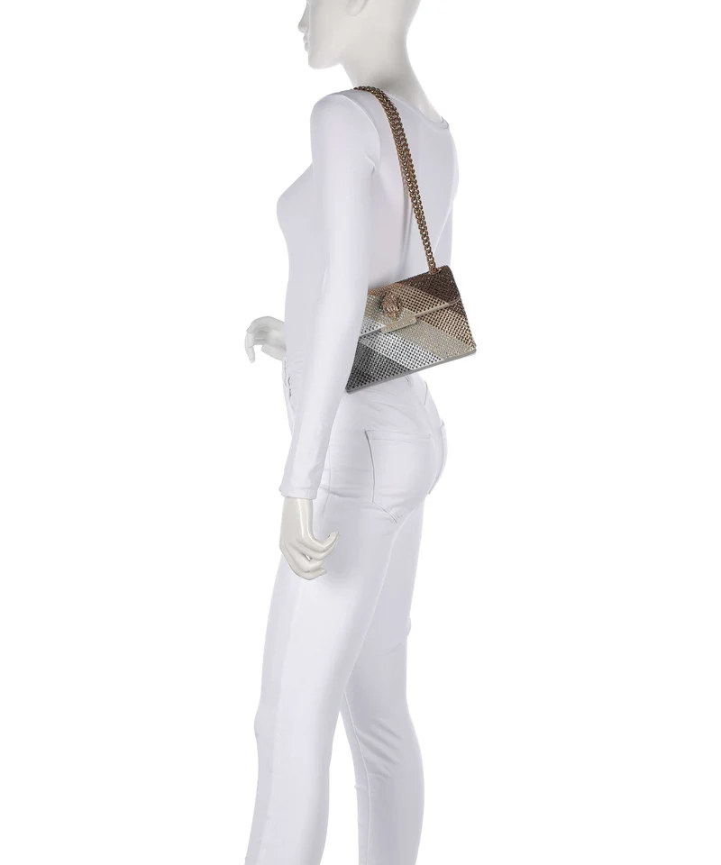 Kurt Geiger Kensington Mini Bolso de hombro metal combination
