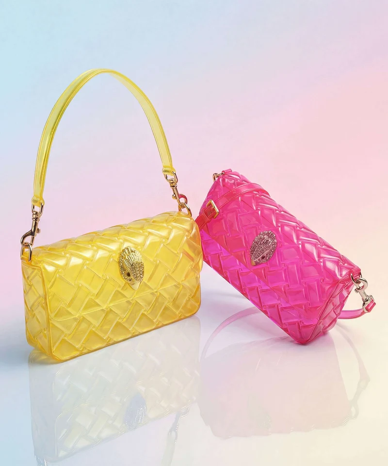 Kurt Geiger Jelly Kensington Bolso de hombro fuchsia