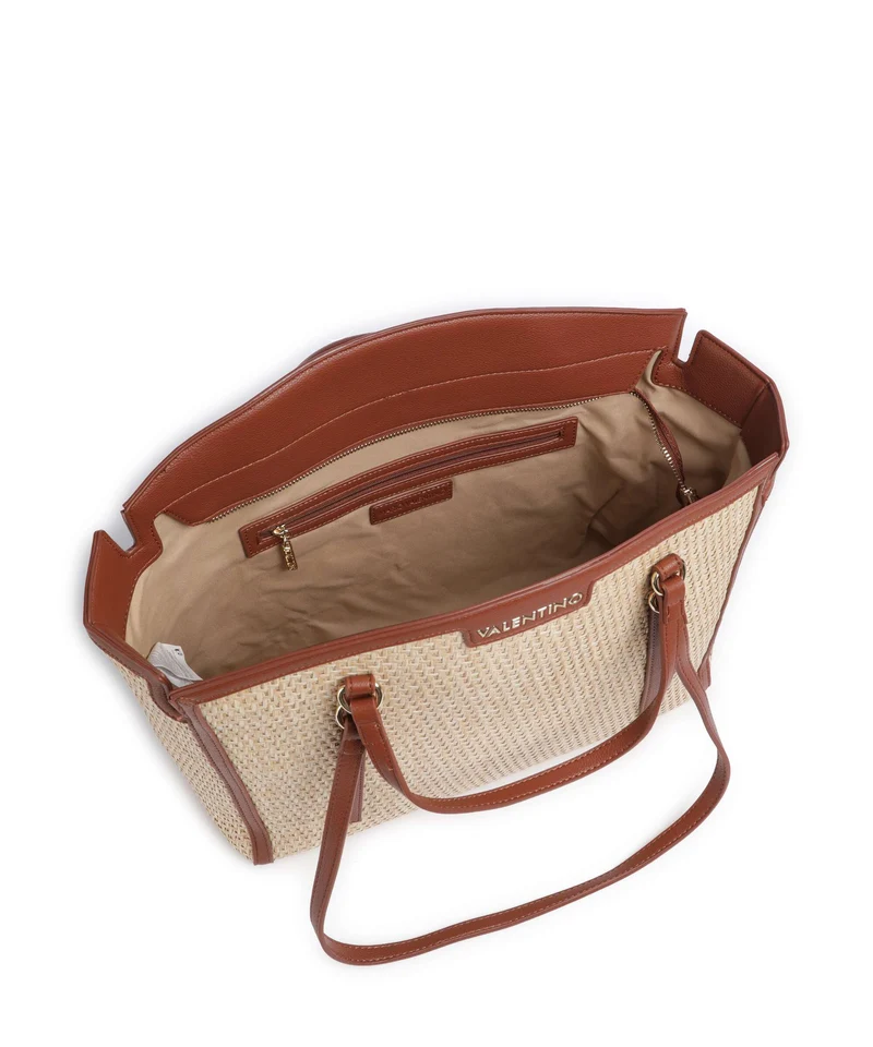 Valentino Bags Demetra Bolsa shopping naturale/cuoio