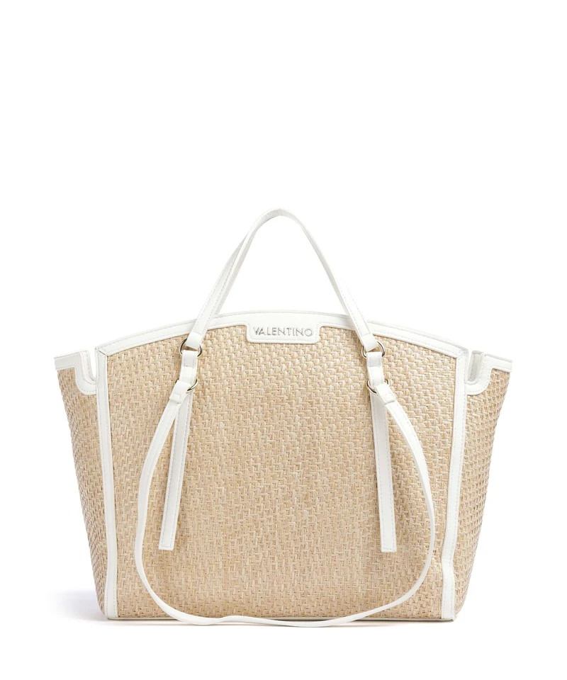 Valentino Bags Demetra Bolsa shopping natur/bianco