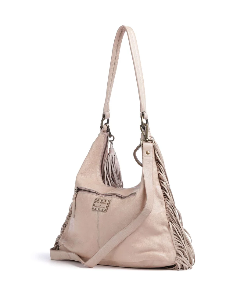 Taschendieb Wien Löwengasse 5x Bolso de hobo linen rose