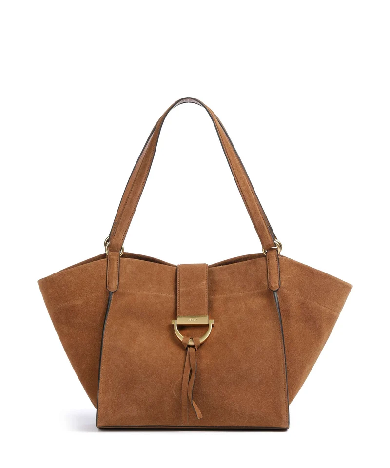 Abro Suede Temi Bolsa shopping cuoio
